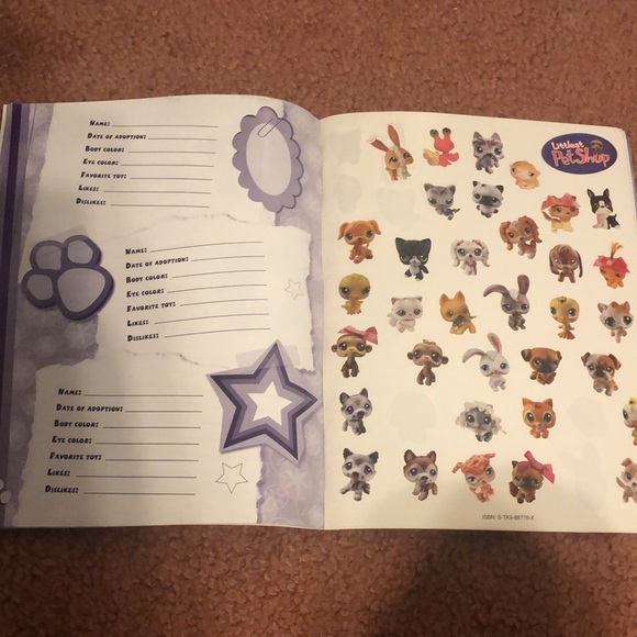 Vintage Scholastic🥳HP🥳Littlest Pet Shop The Official Collectors Sticker Book - Picture 7 of 10